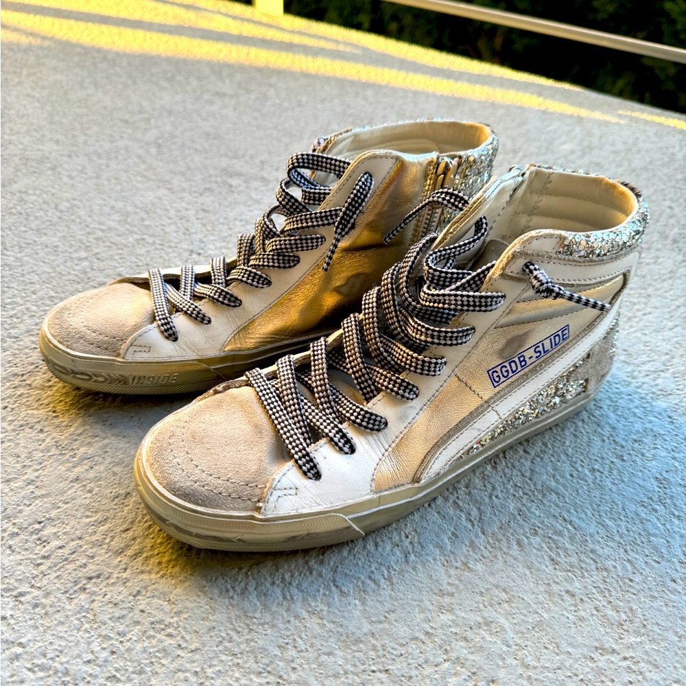Golden Goose high-tops! 🪿✨